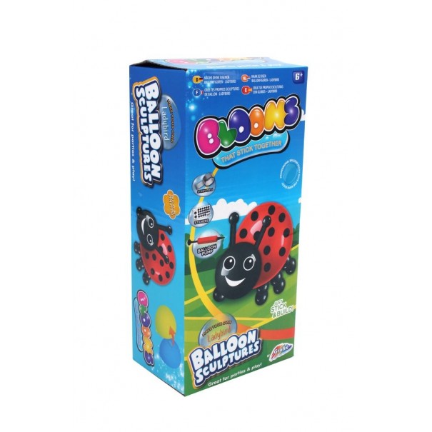 Manualidad mariquita con globos