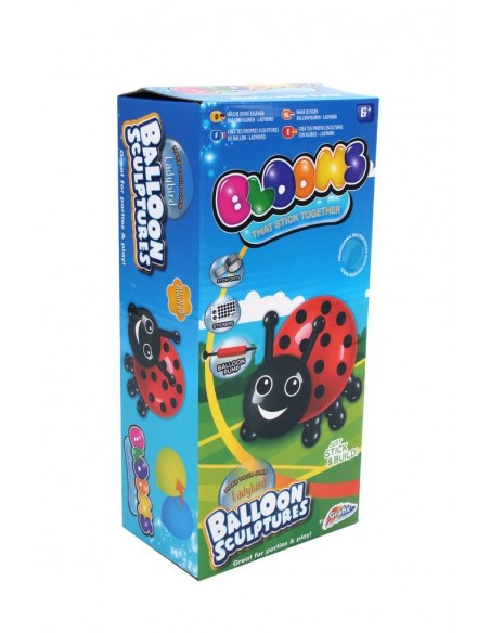 Manualidad mariquita con globos