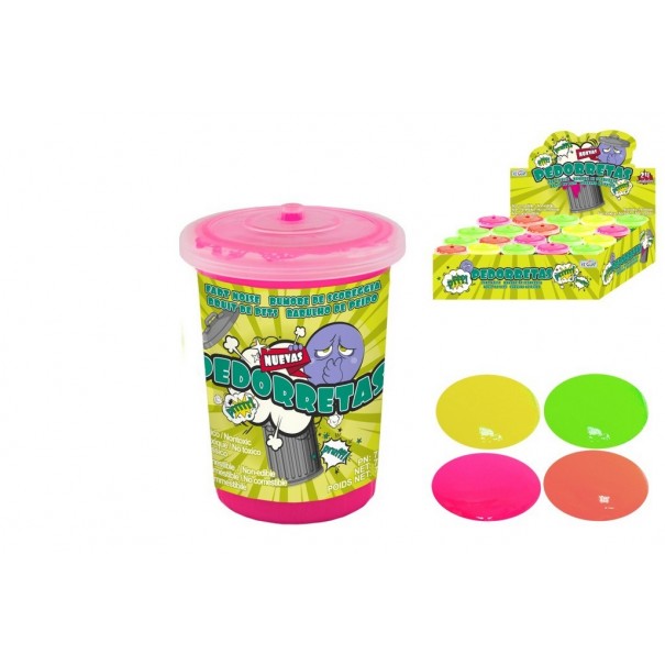 Pot de pets de color neó