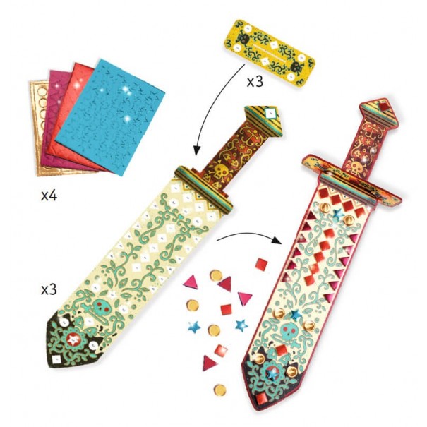 Decora tu espada de espuma - Manualidad