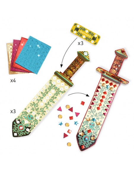 Decora tu espada de espuma - Manualidad