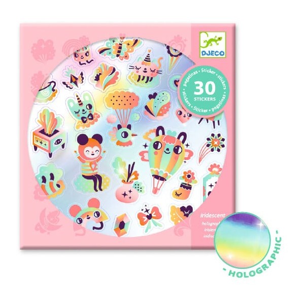 Stickers holográficos - Lovely Rainbow 30 uds.