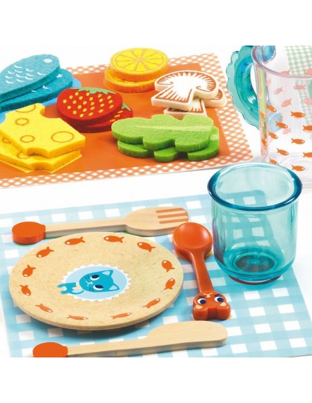 Cubertería de juguete - Gatitos