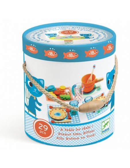 Cubertería de juguete - Gatitos