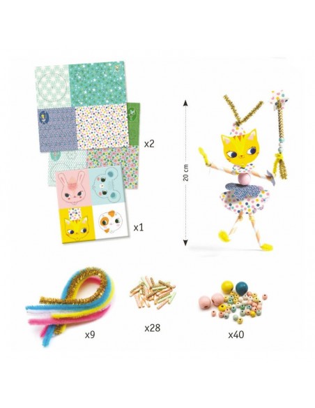 Juego de enhebrar - Hadas divertidas