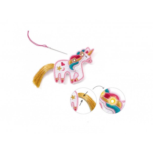 Broche para iluminar - Unicornio