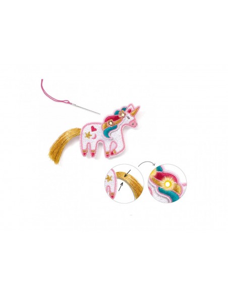 Broche para iluminar - Unicornio