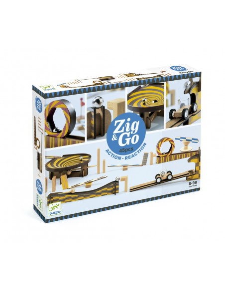 Zig&Go! - Circuit de reacció en cadena 45 pcs