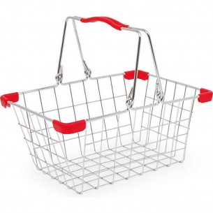 Cesto de la compra metálico
