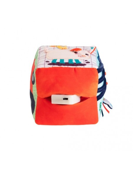 Cubo de actividades con sonidos de la granja