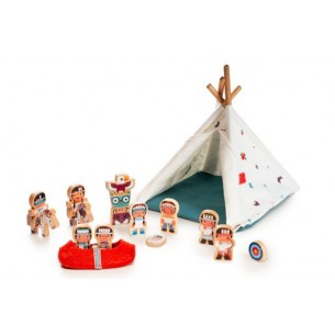 Tribu de Indios con Tipi 2