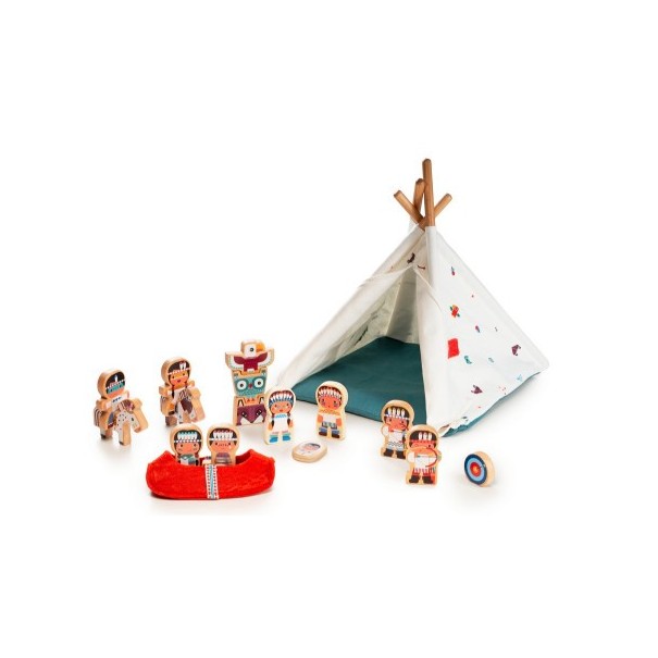 Tribu d'Indis amb Tipi