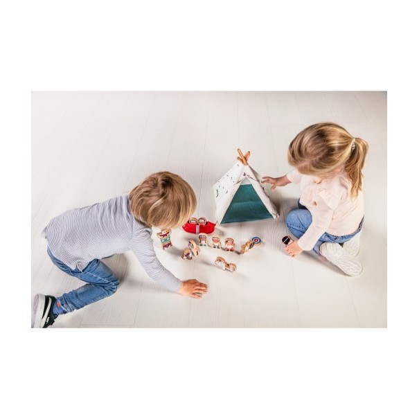 Tribu d'Indis amb Tipi