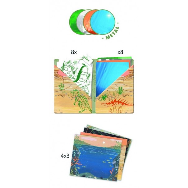 Artistic Patch - Dinosaurios Metalizados