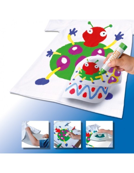 Témpera Sòlida Tèxtil - 6 u.