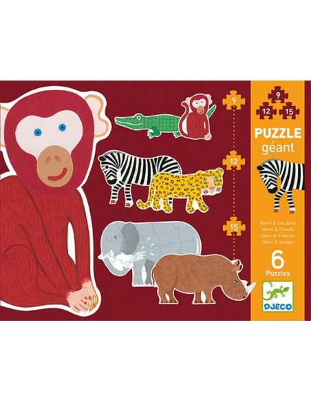 Puzle progresivo - Henri y sus amigos