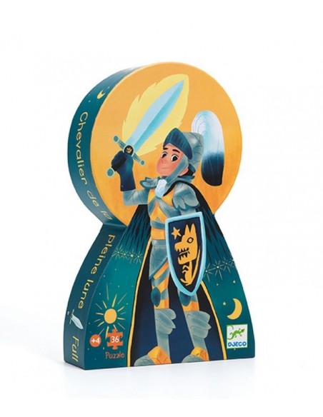 Puzle de silueta - El cavaller de la lluna plena 36 pcs
