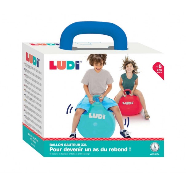 Pelota saltarina XXL - Azul 