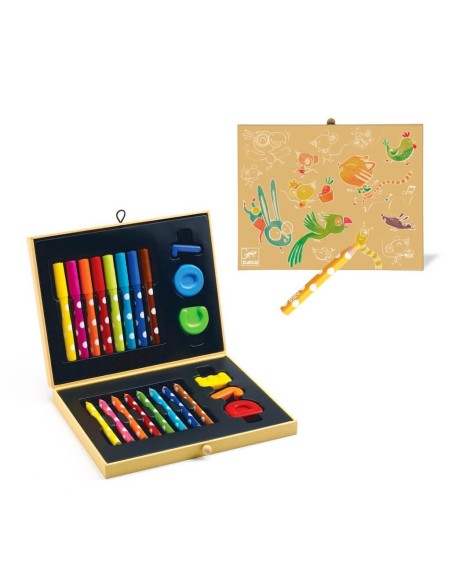 Caja de colores para pintar