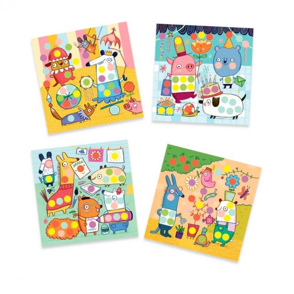 Crea amb stickers - Animalets