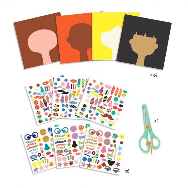 Crear amb stickers - Perruqueria