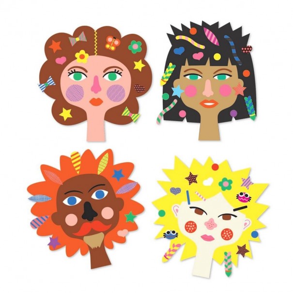 Crear amb stickers - Perruqueria