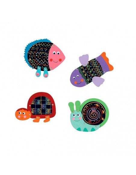 Quadres per a rascar - Animalets