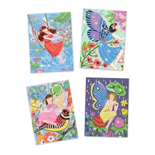 Decorar con purpurina - Hadas