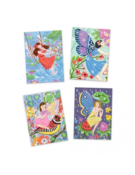 Decorar con purpurina - Hadas