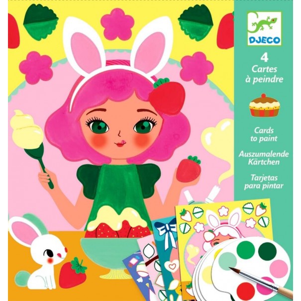 Pintar con acuarelas - La merienda