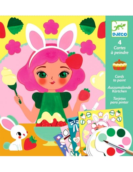 Pintar con acuarelas - La merienda