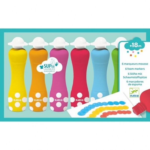 Retoladors d'escuma - 6 unitats