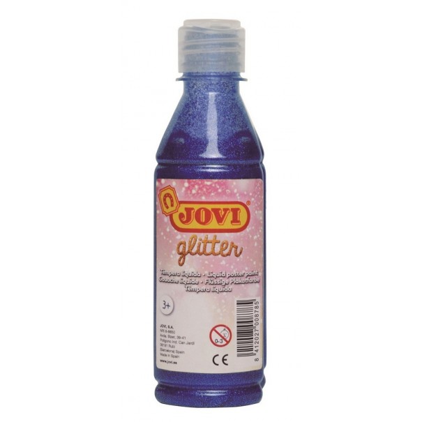 Tempera líquida Glitter 250 ml - Blau