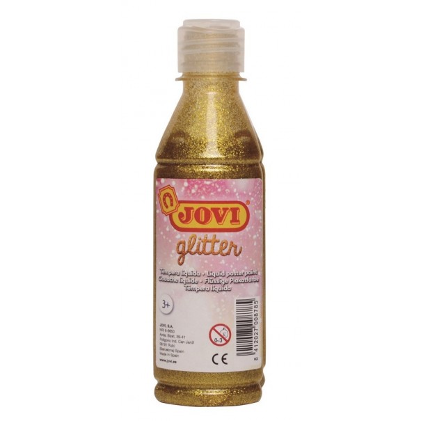 Tempera líquida Glitter 250 ml - Or