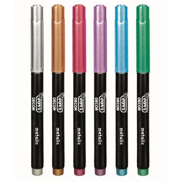 Rotuladores metalizados - 6 uds.