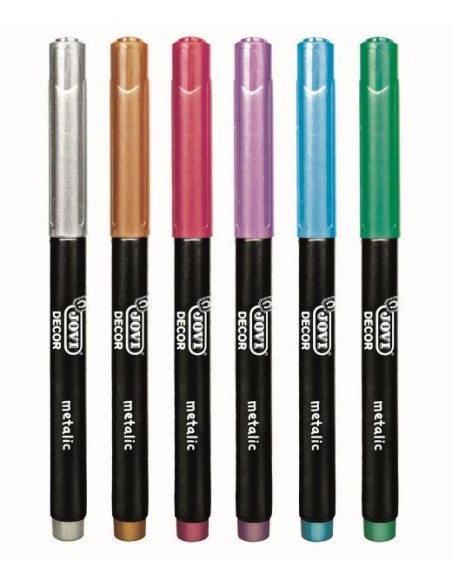 Rotuladores metalizados - 6 uds.