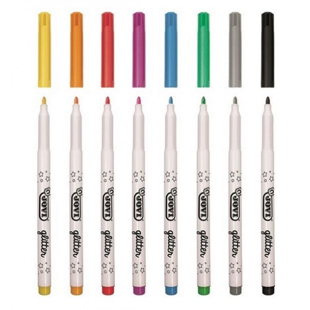 Rotuladores de purpurina - 8 uds.