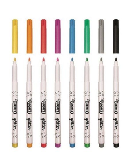 Rotuladores de purpurina - 8 uds.