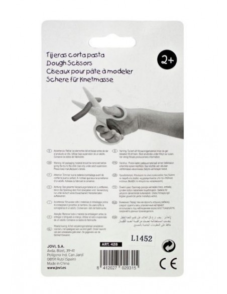 Tijeras corta-pasta infantiles