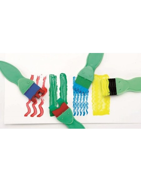 Pinceles de goma con estampados