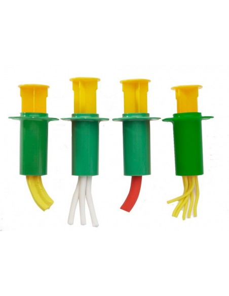 4 mini-extrusoras para plastilina