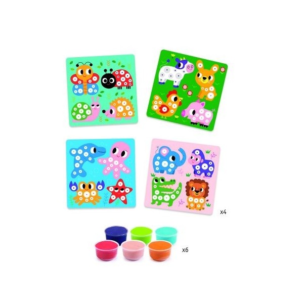 Decorar amb boletes de plastilina