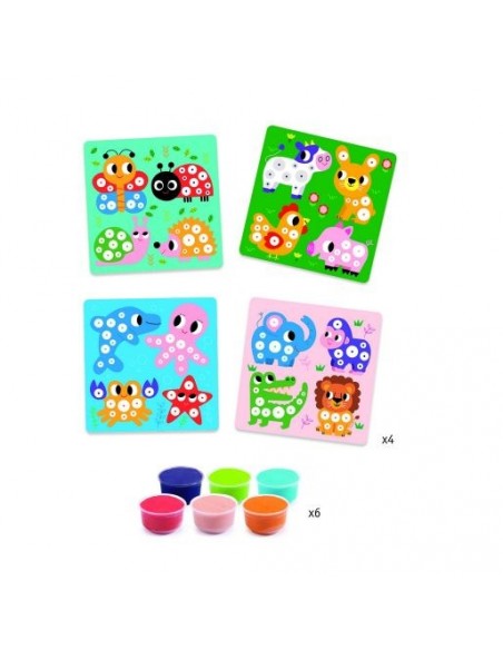 Decorar amb boletes de plastilina