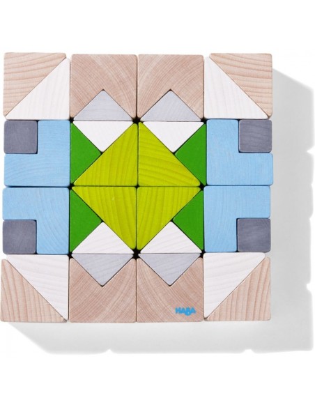 Mosaico de cubos Nordic - Juego de composición en 3D