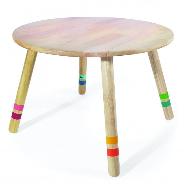 Taula infantil rodona Indianimals