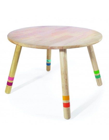 Taula infantil rodona Indianimals