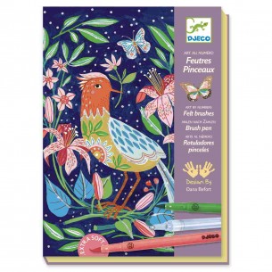 Retoladors pinzells - Al jardí