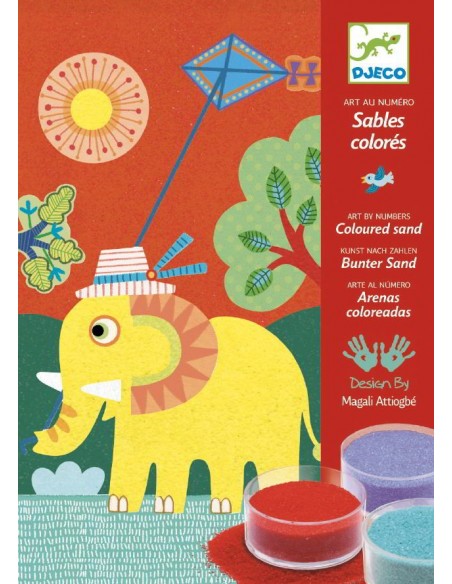 Pintar amb sorra - A l'aire lliure