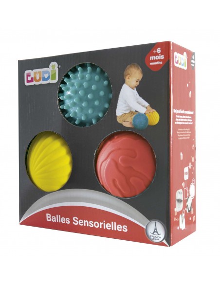Conjunto de 3 pelotas sensoriales