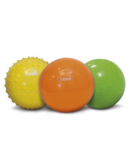 Conjunto de 3 pelotas estimulación sensorial